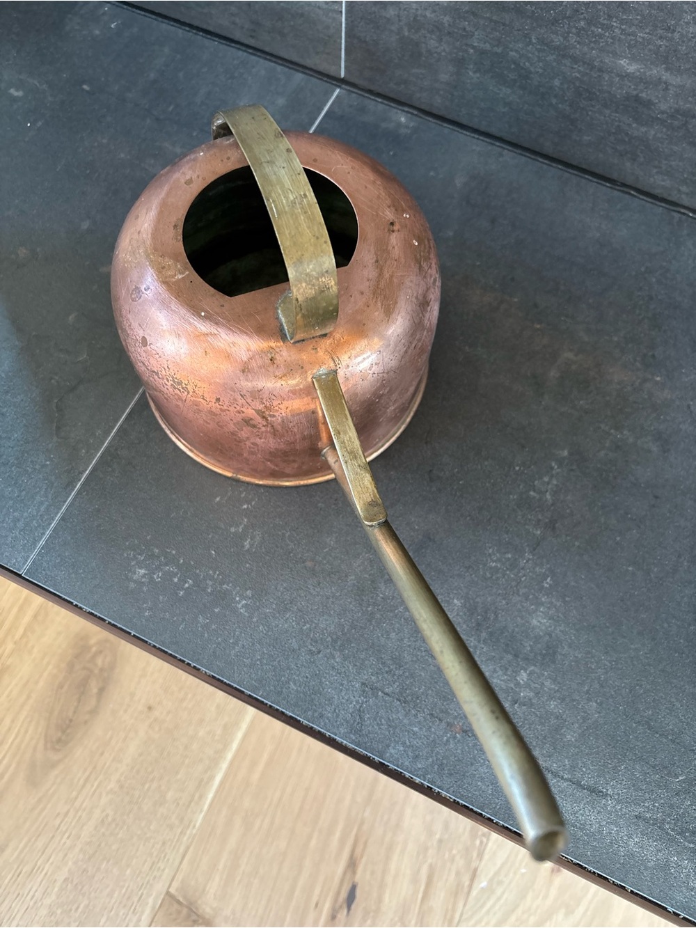 Vintage Copper & Brass Watering Can, Curated Home, Indoor Plants/Succulents - Picture 8 of 15